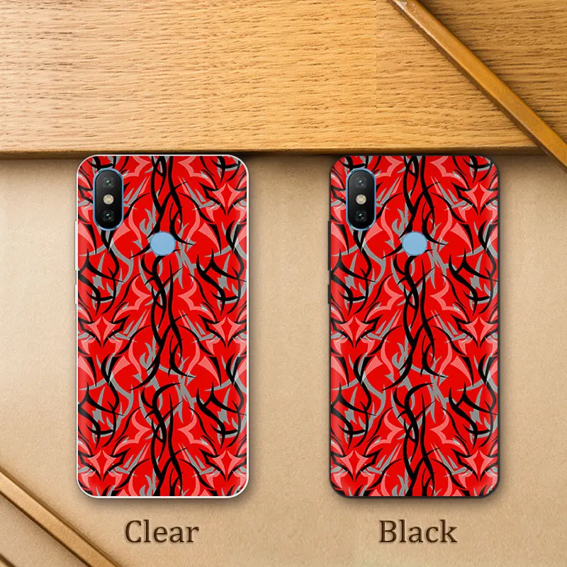 for Xiaomi Mi 6X Soft Silicon Back Cover 5.99 inch Black Matte Protection Tumbler Phone Case A2 Transparent TPU Capa |
