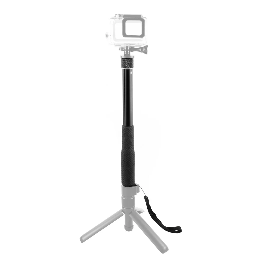 Селфи-палка, 4 секции, удлинитель, рукоятка, монопод, 1/4 винт для Insta360, парааномическая камера для Gopro Xiaoyi, Спортивная камера