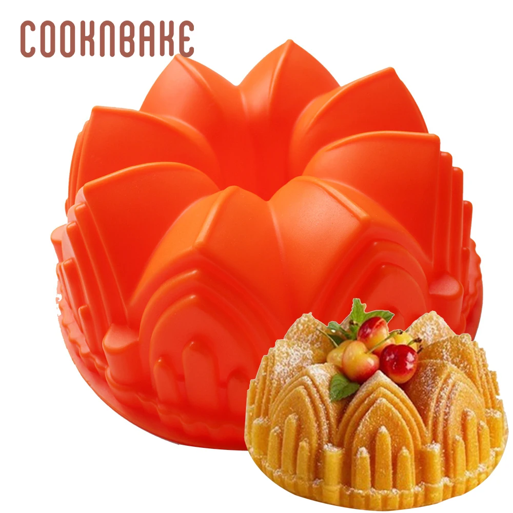 SCM-003-4 COOKNBAKE силиконовые формы для торта, большая форма для выпечки, форма для выпечки, форма для украшения торта, 3d хлебная выпечка, инструменты ручной работы - Цвет: SCM-003-4