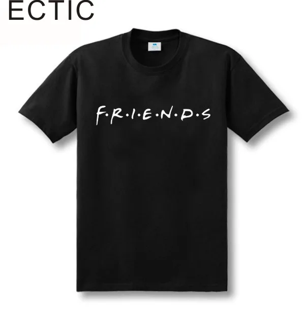 Смешная футболка ECTIC Friends NBC Tv Show Размер 6 цветов унисекс высокое качество 100%