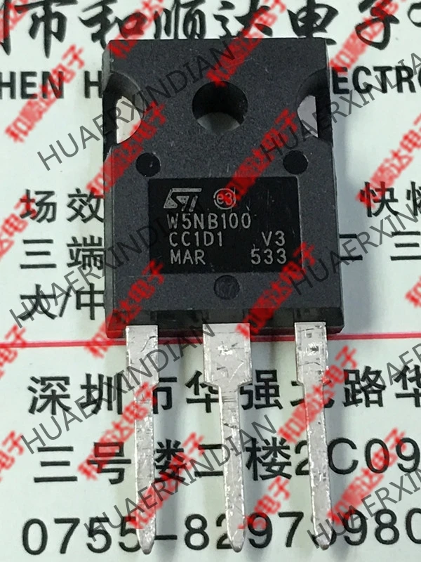Новый оригинальный STW5NB100 W5NB100 247 1000 V 4.3A|Индукторы| |