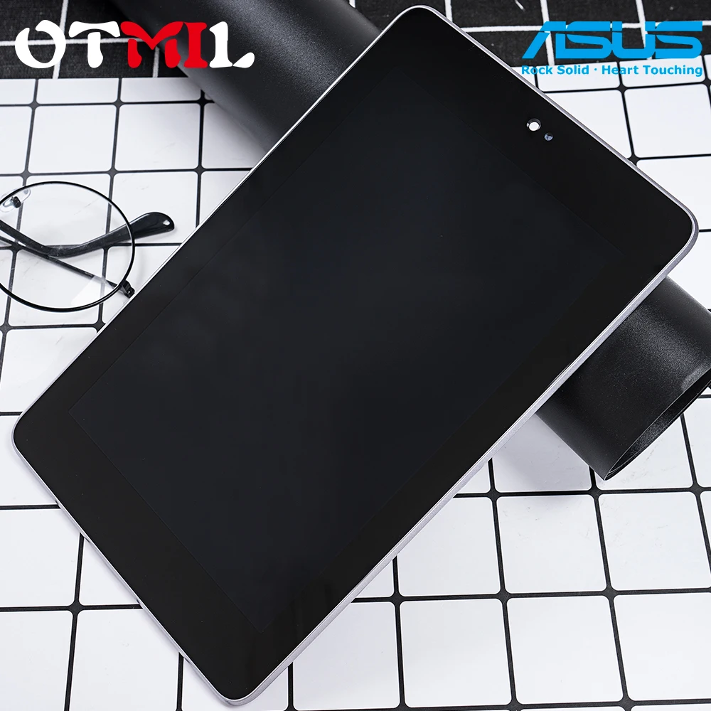 7," ЖК-дисплей для Asus Google Nexus 7 1st ME370 2012 ЖК-дисплей сенсорный экран дигитайзер Рамка в сборе для Asus Nexus 7 lcd