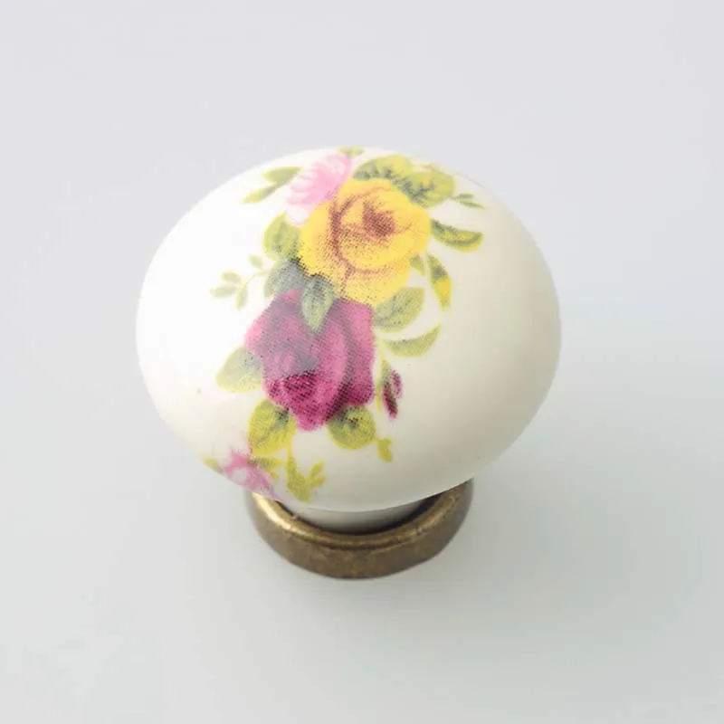 Европа ретро-мода ручка для мебели 96 мм цвет слоновой кости белый комод дверные