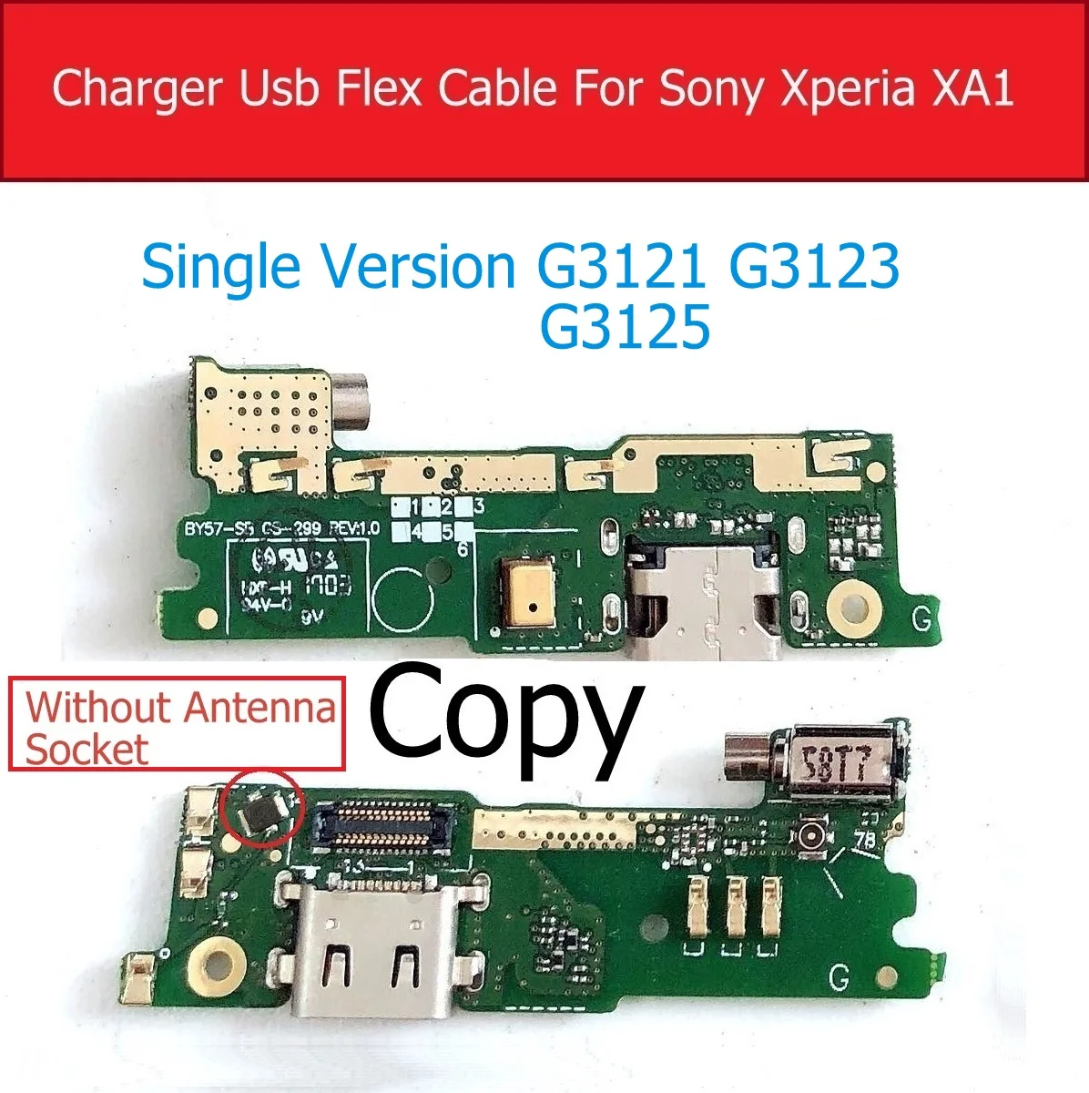 Зарядное устройство USB плата для sony Xperia XA/XA1/XA1 Ultra/XA2 Ultra/XA1 Plus G3121/G3112/G3421/G3412/F3111 зарядная док-станция