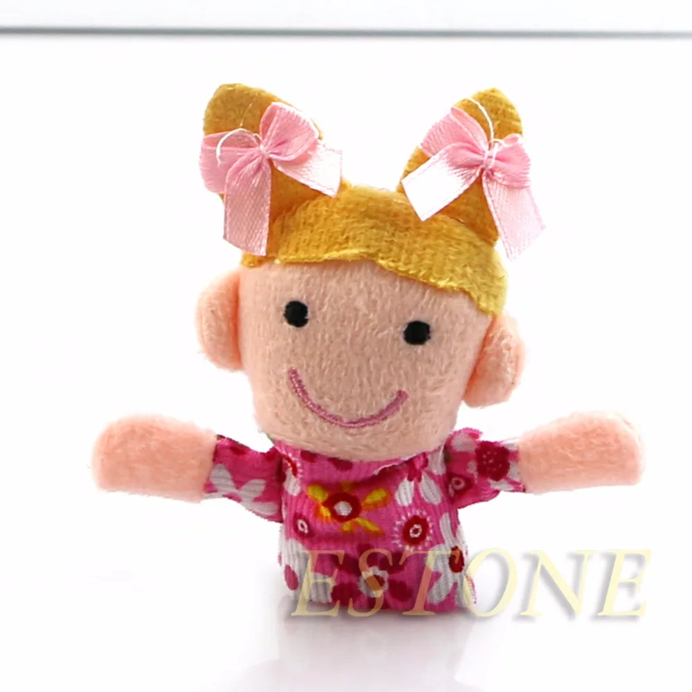 6 шт/лот Детская плюшевая кукла играть ознакомьтесь с историей игра Семья