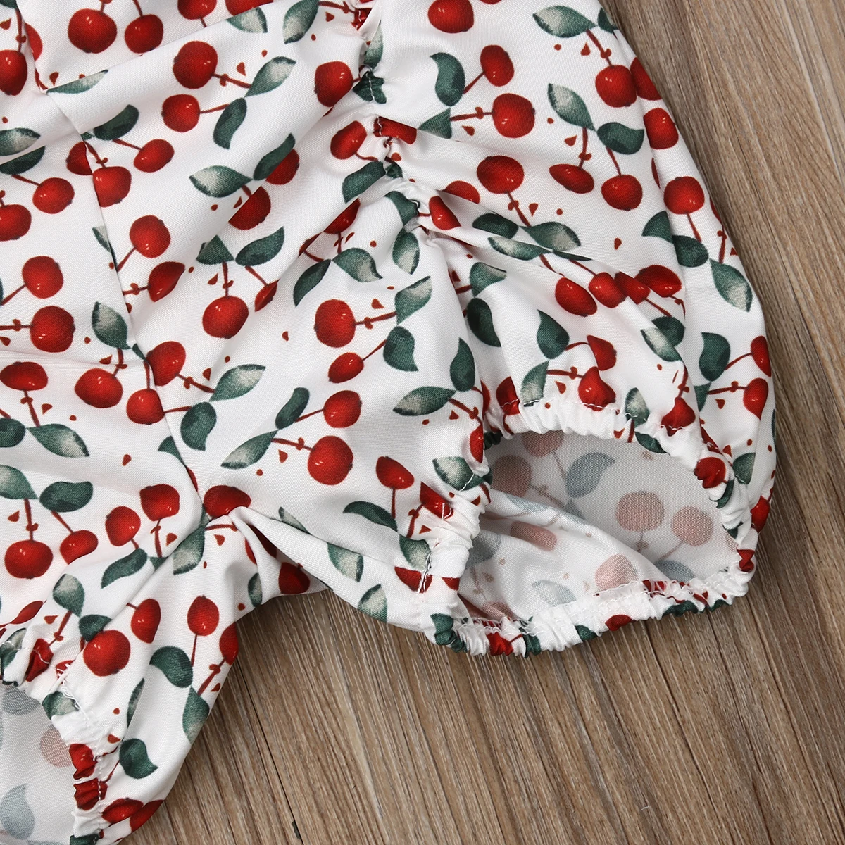 Комбинезон для новорожденных девочек с цветочным рисунком и вишни комбинезон