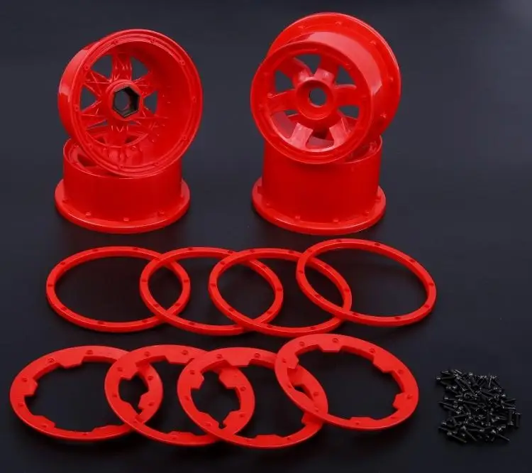 Нейлоновая колесная втулка super star с кольцевым замком для 1/5 HPI RACING KM Baja 5B 5T 5SC TDBX FS MCD