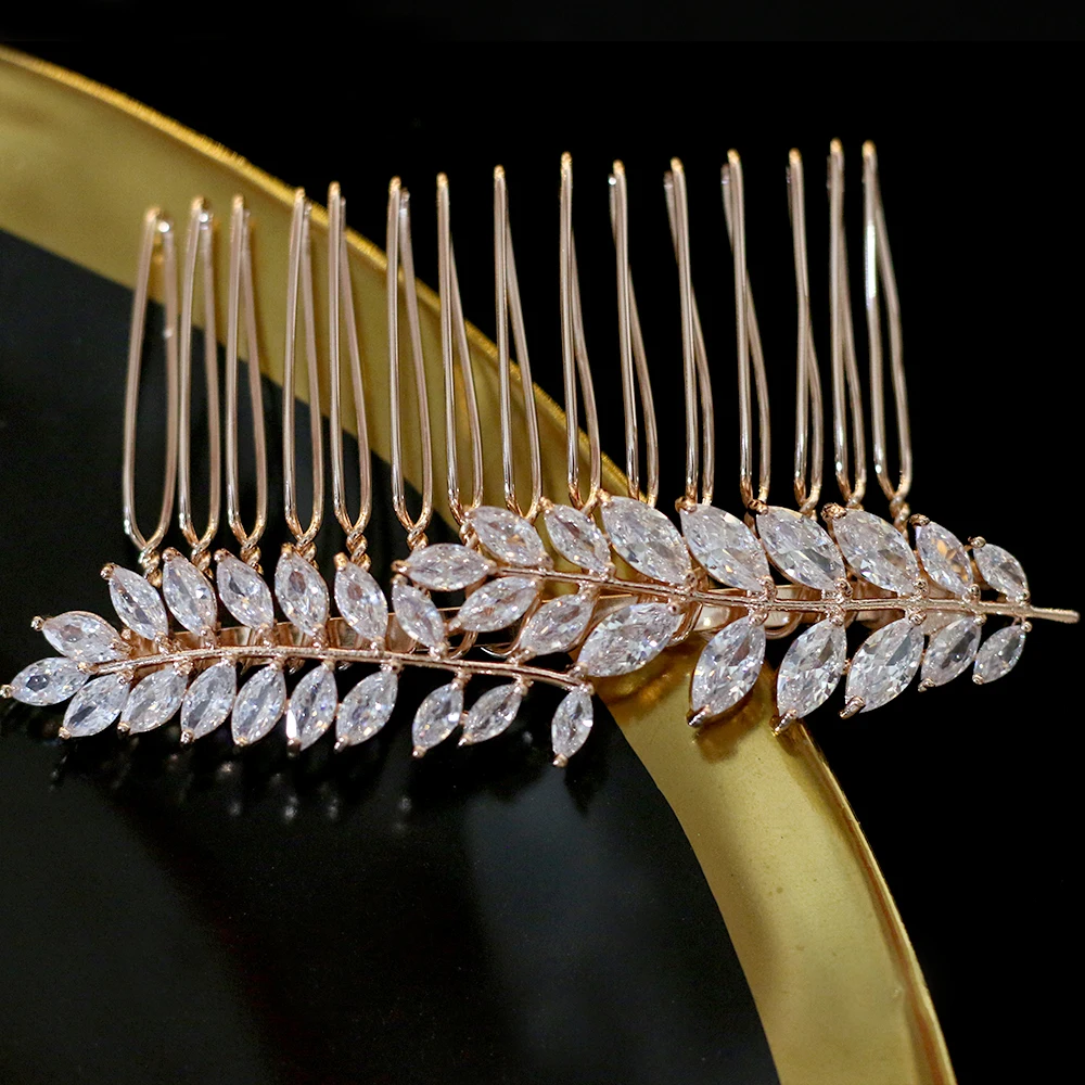 Bridal hair accessories crystal flower comb wedding clip jewelry handmade female flowers | Украшения и аксессуары