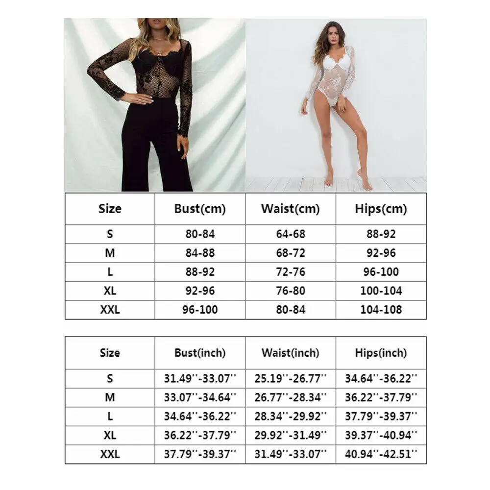 Женское прозрачное Сетчатое боди с V образным вырезом и длинным рукавом|Боди| |