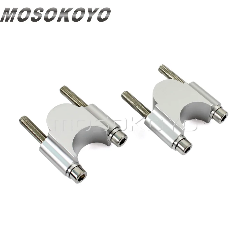 Мотоцикл CNC алюминиевый 7/8 &quotили 1 1/8&quot Руль Riser Kit 30 мм Rise 28 22 зажим Крепление для