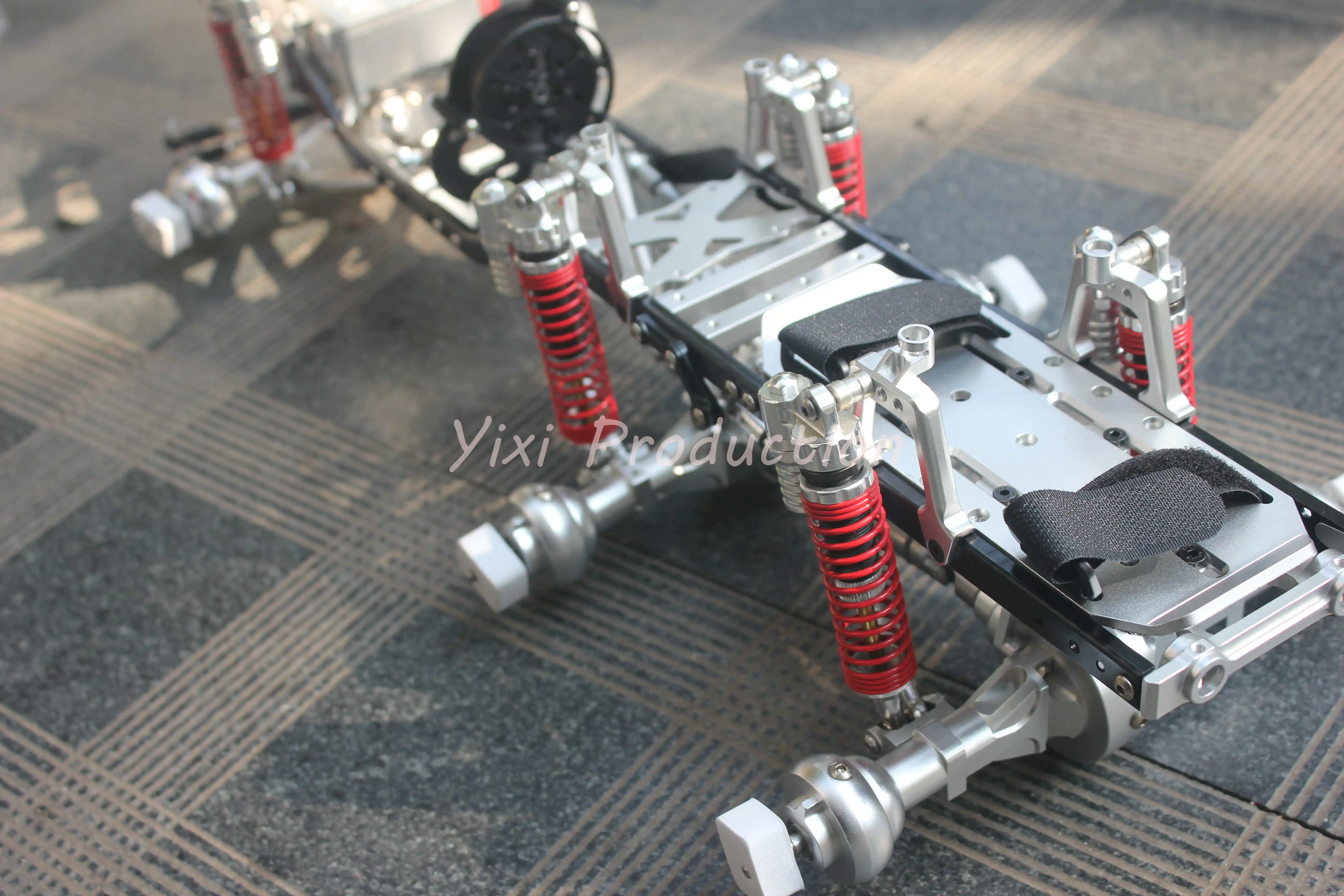 6x6 сплав гусеничный rc автомобиль Рама 6 колеса CNC 6x6 truggy 1/10 rc автомобиль