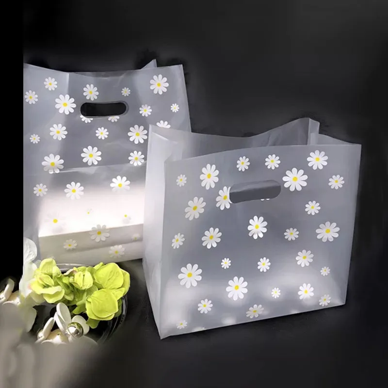 Пластиковая подарочная сумка Daisy 50 шт./лот прозрачная для хранения одежды с