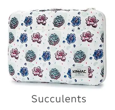 Бренд Kinmac сумка чехол для ноутбука 1", 13", 1", 15", 15,", сумка для MacBook Air Pro 13,3, 15,4 KS022 - Цвет: Succulents