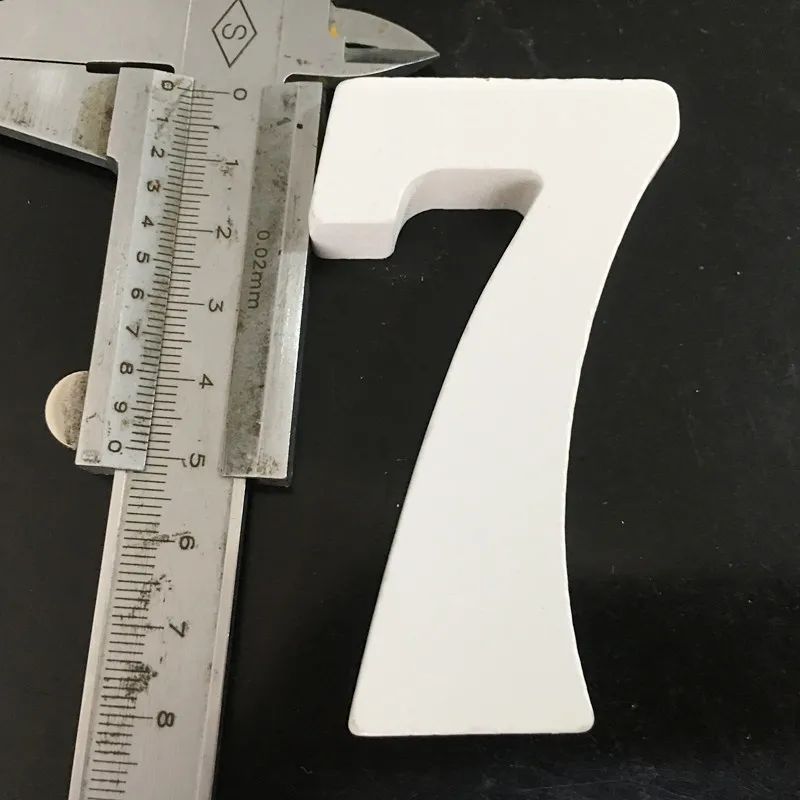3.14" Wood Craft Plywood Wooden Number, Number 0 To 9 for Wedding Nursery Home Decoration