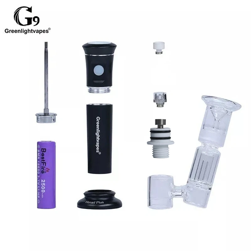 Набор Greenlightvapes G9 Henail Plus восковая ручка набор Dab аккумулятор 2500 мАч Сменная головка