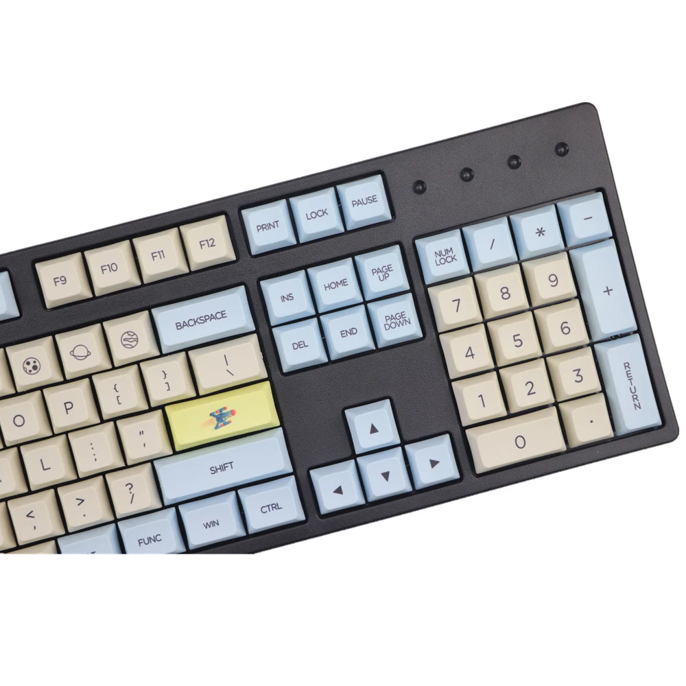 Лунная посадка профиль XDA keycap 121 клавиши краска сублимированная для MX