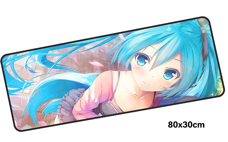 Hatsune Miku pad мышь computador игровая мышь pad 800x300X2 мм padmouse big miku Коврик Для Мыши Эргономичный гаджет офисные настольные коврики