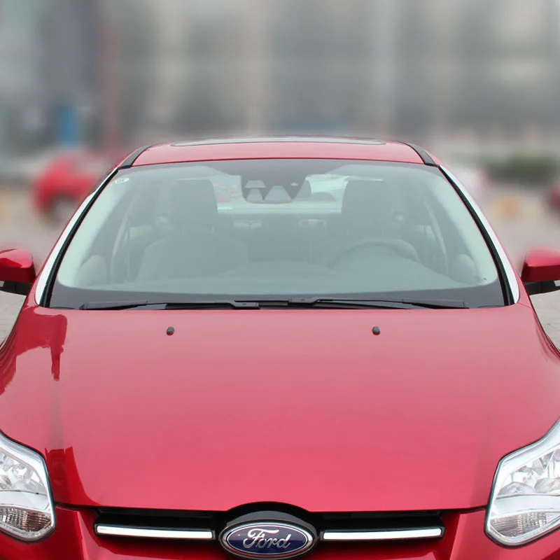 Для Ford Focus 2012-2018 отделка передней двери окна яркая полоса наружное украшение