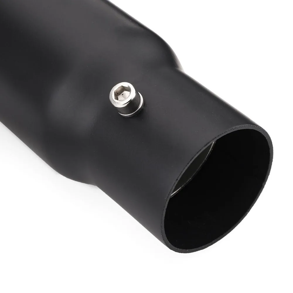 Универсальная выхлопная труба для мотоцикла Cafe Racer с детской матовой черной