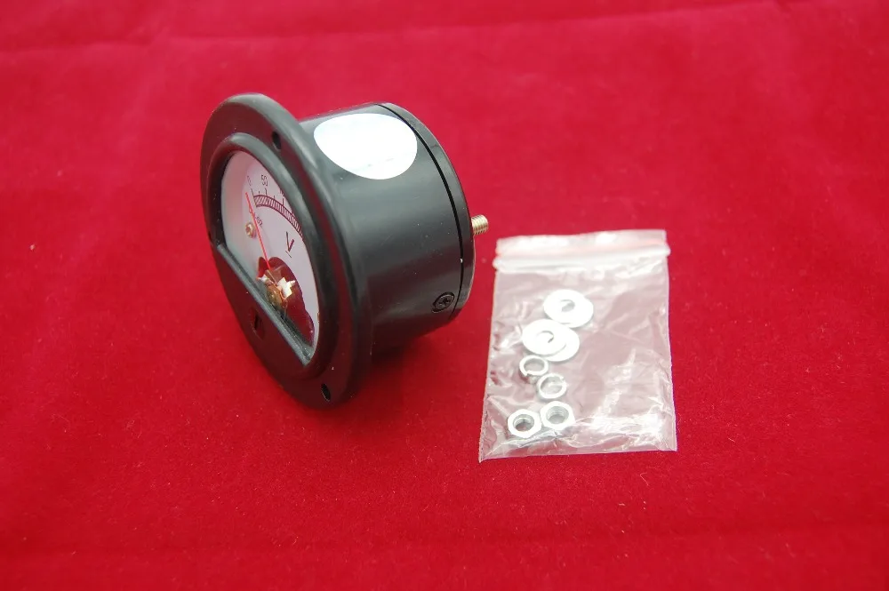 Маленький Круглый Аналоговый амперметр постоянного тока 0 60 А панель амперметра