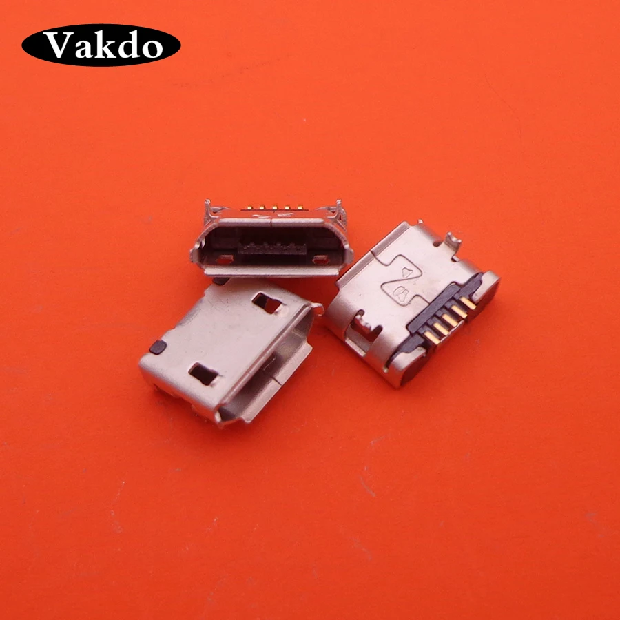 100 шт./лот запасной порт зарядки Micro USB штекерное гнездо постоянного тока разъем