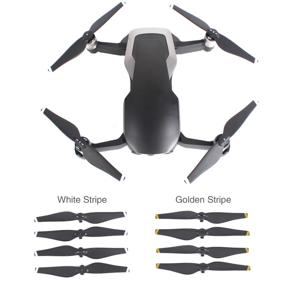 2 пары пластиковых пропеллеров CW CCW Для DJI Mavic Air быстросъемный Квадрокоптер