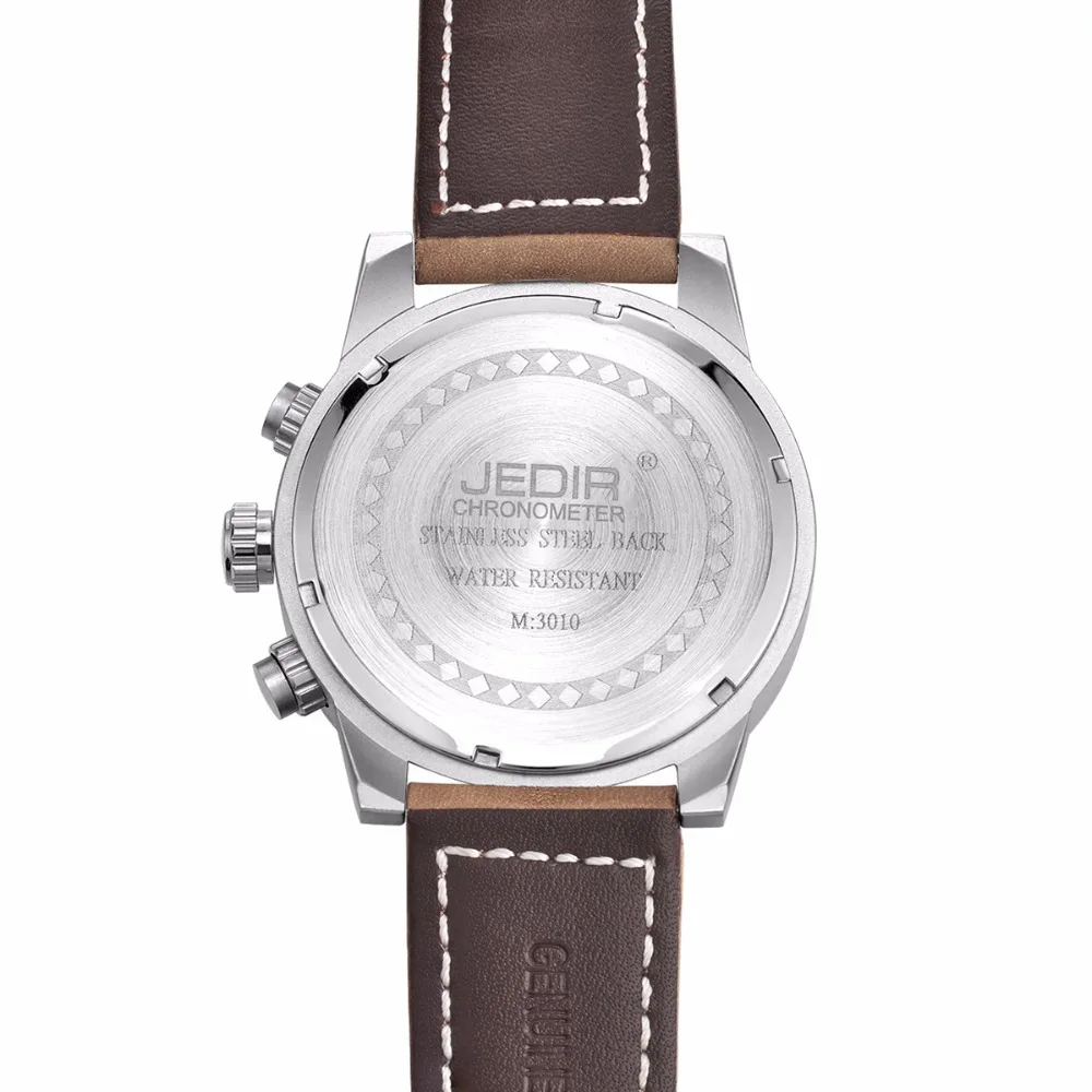 Часы с 3D циферблатом хронограф 6 стрелок секундомер спортивные часы мужские