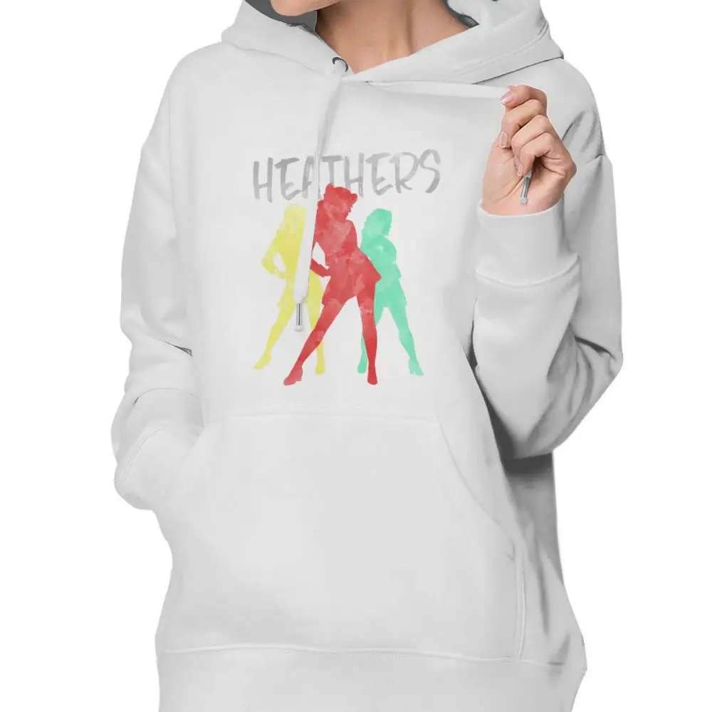 Veronica Hoodie Heathers толстовки модные черные толстовки женские с длинным рукавом Уличная одежда хлопок Печатный более размер пуловер Толстовка