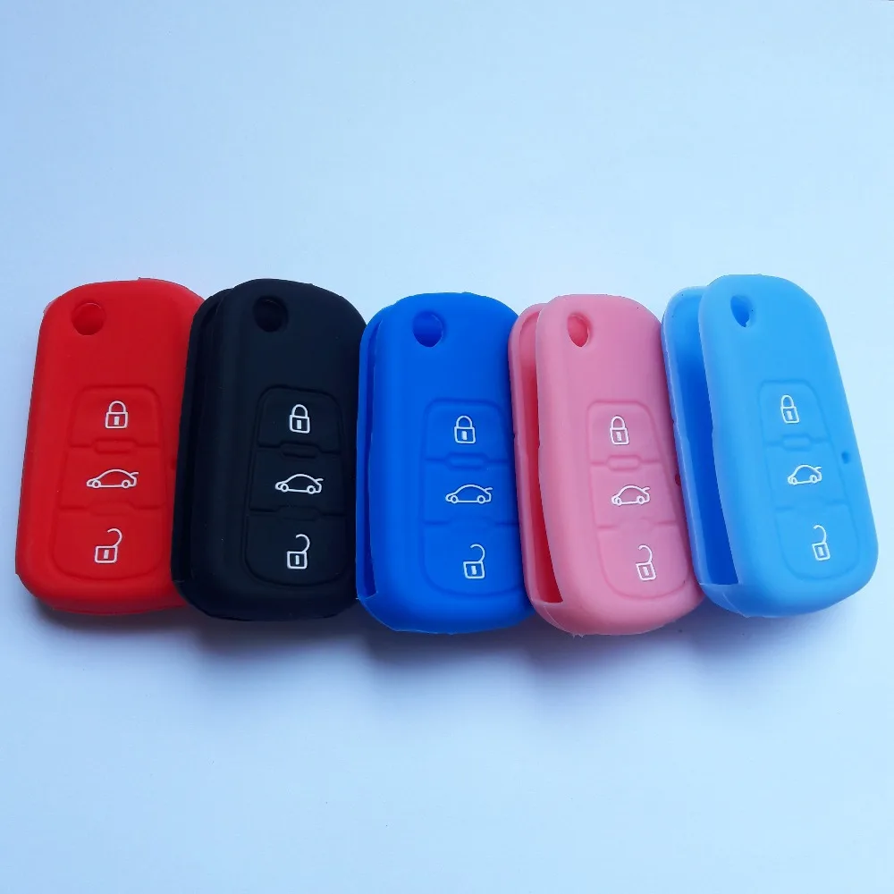 Силиконовый чехол брелок для ключей без ключа MG MG3 MG5 MG6 MG7 GS GT 3 кнопки флип