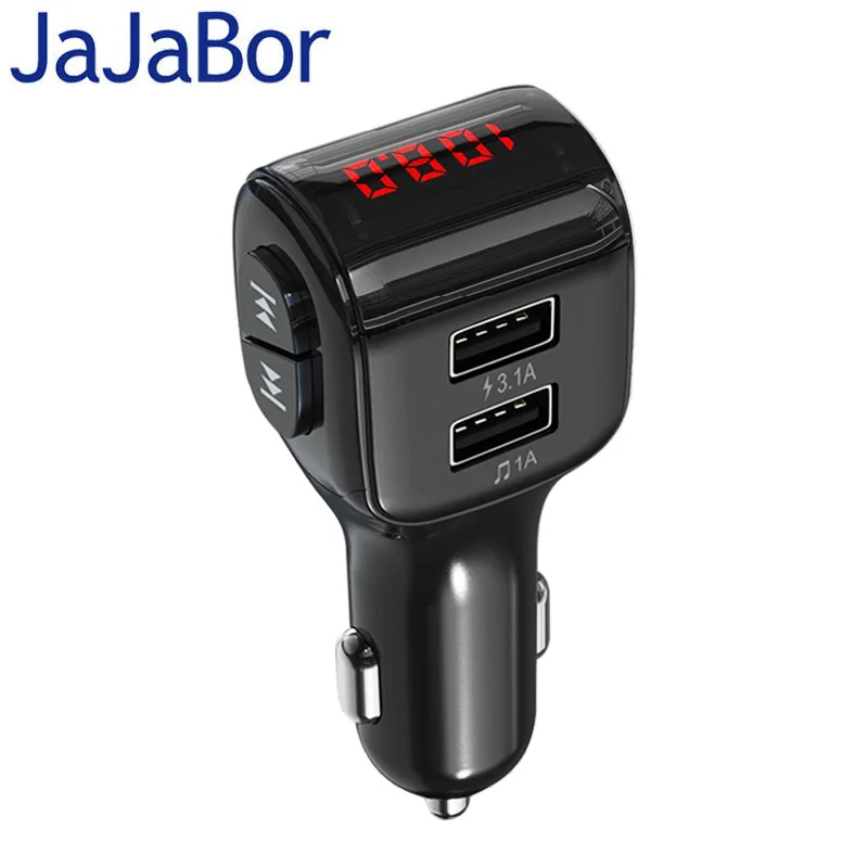 JaJaBor FM передатчик Bluetooth автомобильный комплект громкой связи 5 0 беспроводной