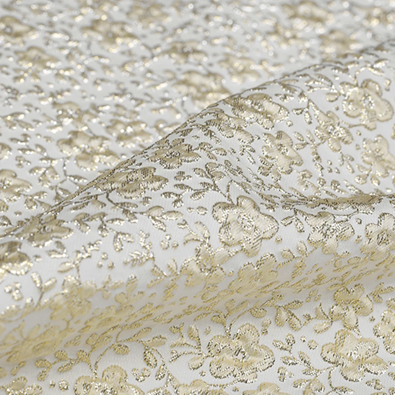Весенняя новая жаккардовая ткань модные ткани из золотой бирюзы с трехмерной