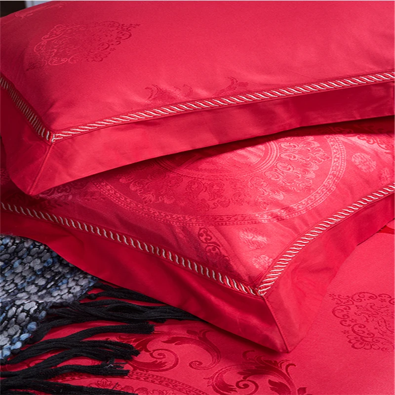 2018 Новое атласное платье жаккардовые роскошные Постельное белье мягкие