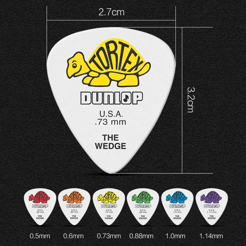 1 шт. Dunlop Tortex гитарные медиаторы акустическая электрогитара аксессуары