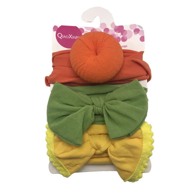 3 шт. головные повязки для волос нейлоновые с узлом широкая нейлоновая