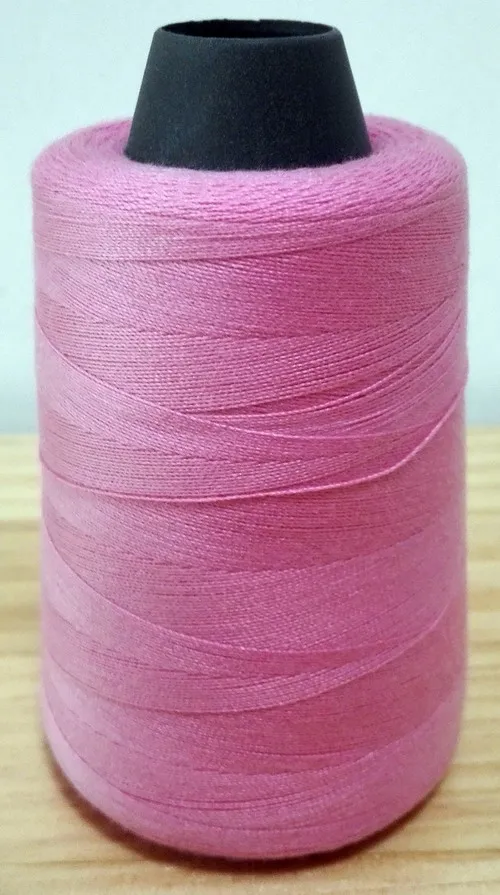 Швейная нить 1800 ярдов вышивка крестиком вязание и шитье машина полиэфирная нить для изготовления одежды - Цвет: Розово-красный