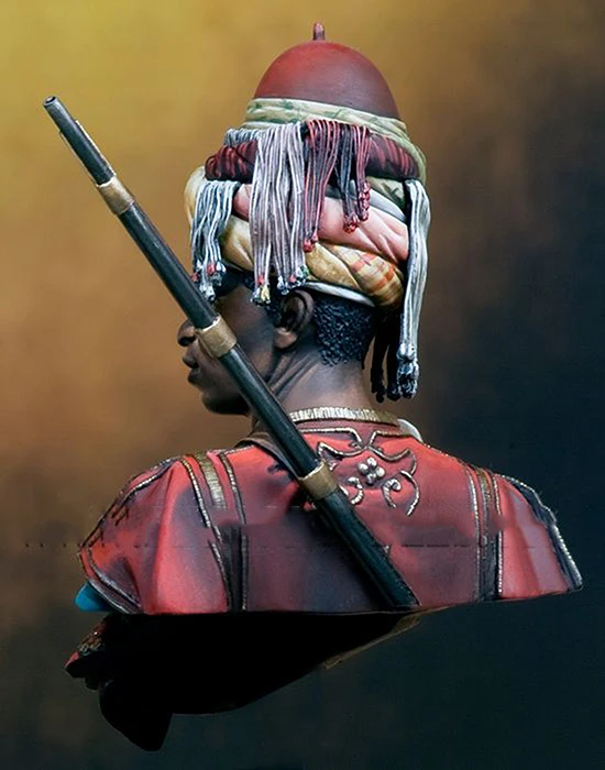 Разобранный 1/10 старинный герой с шляпой исторический бюст набор из Смолы