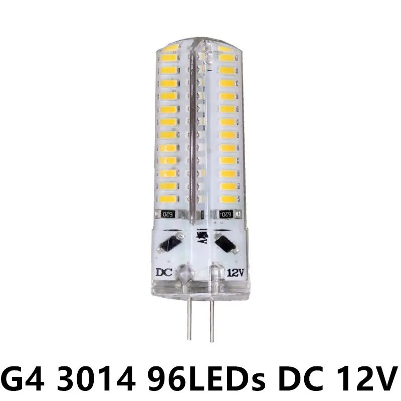 Горячие G4 светодио дный лампа DC12V 24 48 96 104 вместо 20 Вт 30 галогенная 360 градусов
