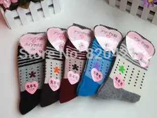 Fcare 10 шт = 5 пар calcetines женские носки из толстой шерсти ангоры женские зимние шерстяные носки из ангоры