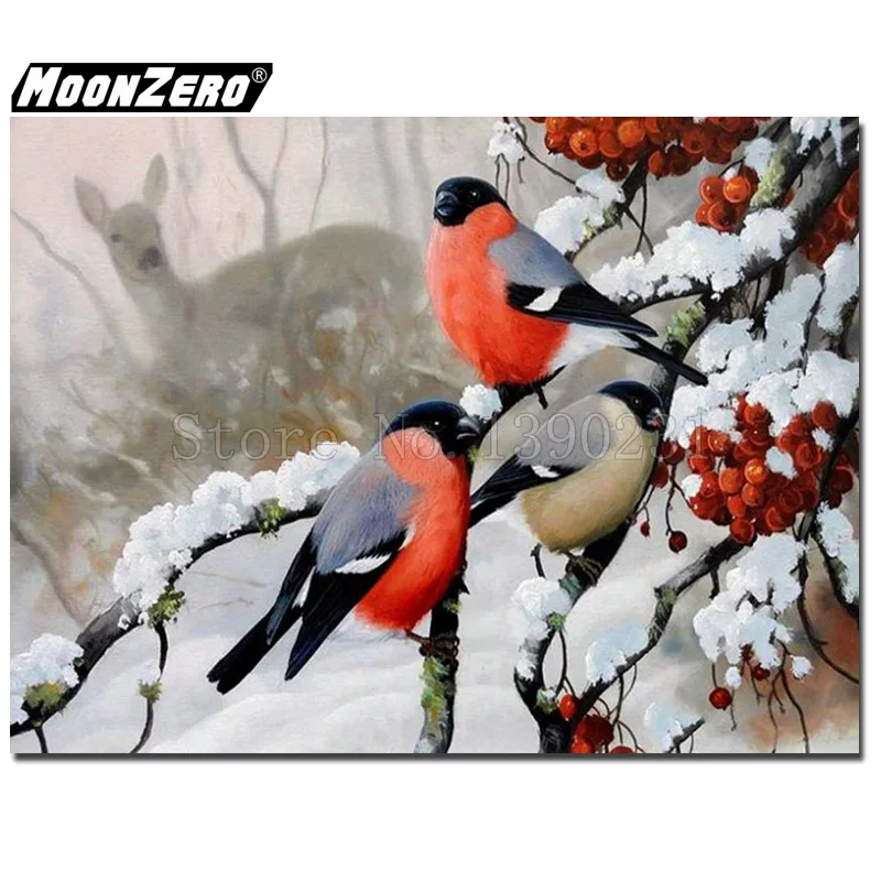 Набор для алмазной живописи New 5D DIY "Птица" подарок, полный квадратный и круглый алмазный вышивка крестом, мозаика для домашнего декора WYZ18910.