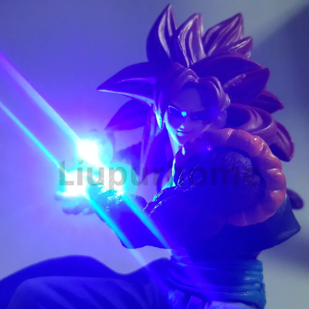 Dragon Ball Z Son Goku SS4 DIY Luminaria светодиодный ночник аниме Dragon Ball супер светодиодный Настольный светильник Супер Saiyan фигурка
