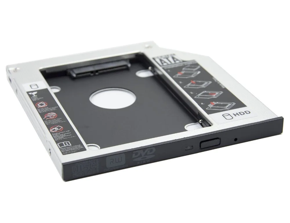 SATA 2nd диск SSD жесткий Caddy Bay адаптер для acer aspire V3-771G V3-772G V3-571G 7730 г 7730z 7730zg 7750 12.7 мм |