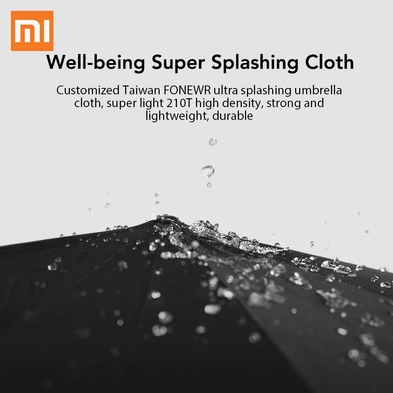 Xiaomi Mijia автоматический Um-brella для солнечных и дождливых дней алюминиевый