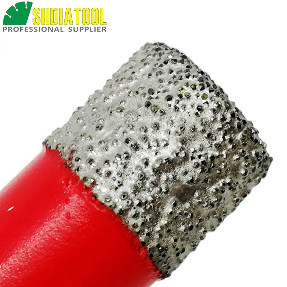 SHDIATOOL 2 шт. M14 диаметр 12 мм ВАКУУМНОЙ ПАЙКИ Diamond бурения коронки сухой биты