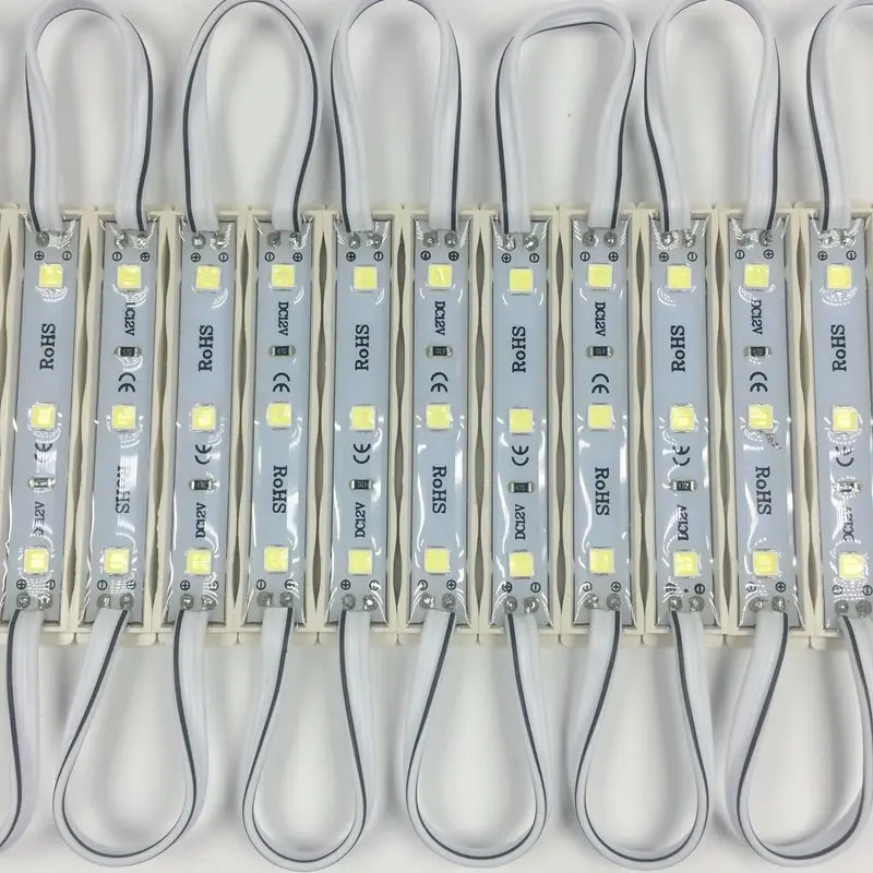 

LED Module 5054 4040 3 LED DC12V Waterproof Advertisement Design LED Modules White Color Super Brighter than 5050 10PCS/Lot