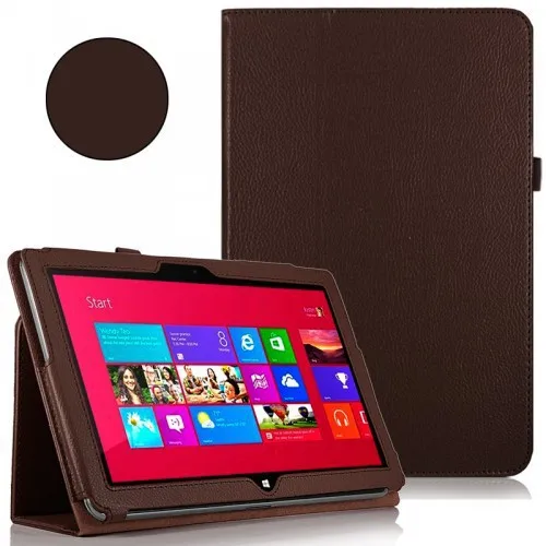 Чехол для microsoft Win 8 поверхности RT 10,6, GARUNK из искусственной кожи Защитная крышка для microsoft Win8 поверхности Rt 10,6 планшетный ПК - Цвет: Brown