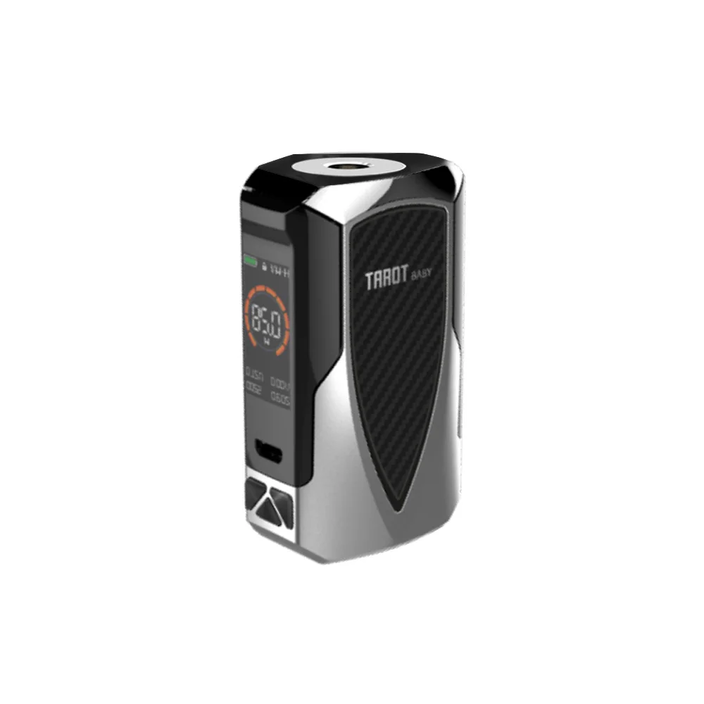 Серебристый Vaporesso Таро ребенок 85 Вт TC мод с 2500 мАч встроенный аккумулятор и 0,002 s Быстрая Скорость Стрельбы электронная сигарета Vape мод против Таро Nano - Цвет: Серебристый