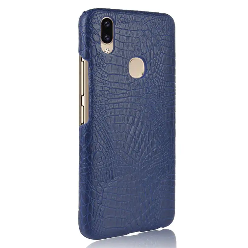 Vivo V9 чехол Обложка 6 3 дюйма Роскошная на заднюю панель из искусственной кожи для