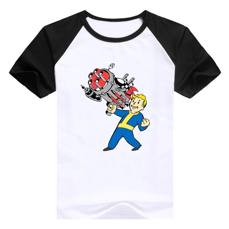 Футболка Fallout Finger, новинка, Vegas, футболка, Горячая игра, футболка, мужские топы, Hombre, графический Рисунок, Camiseta, Повседневная футболка с круглым вырезом, Harajuku, одежда - Цвет: 7