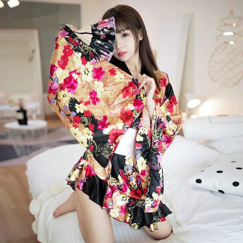 

Эротическое женское нижнее белье для косплея, платье-кимоно, сексуальное нижнее белье, сексуальное нижнее белье, соблазнительные сексуальн...