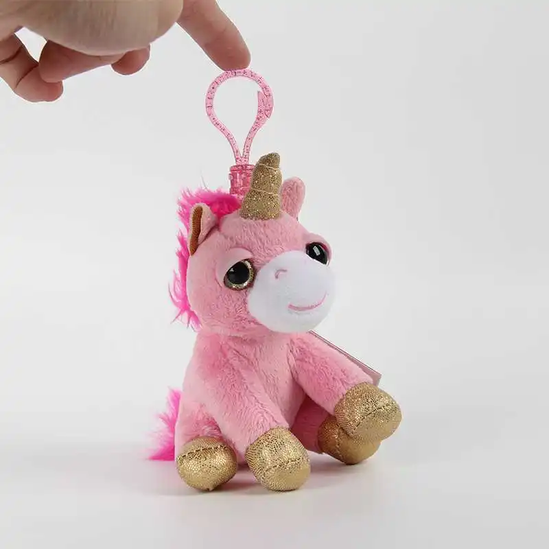 Горячая продажа 14 см единорог плюшевые игрушки куклы Детские вечерние брелок